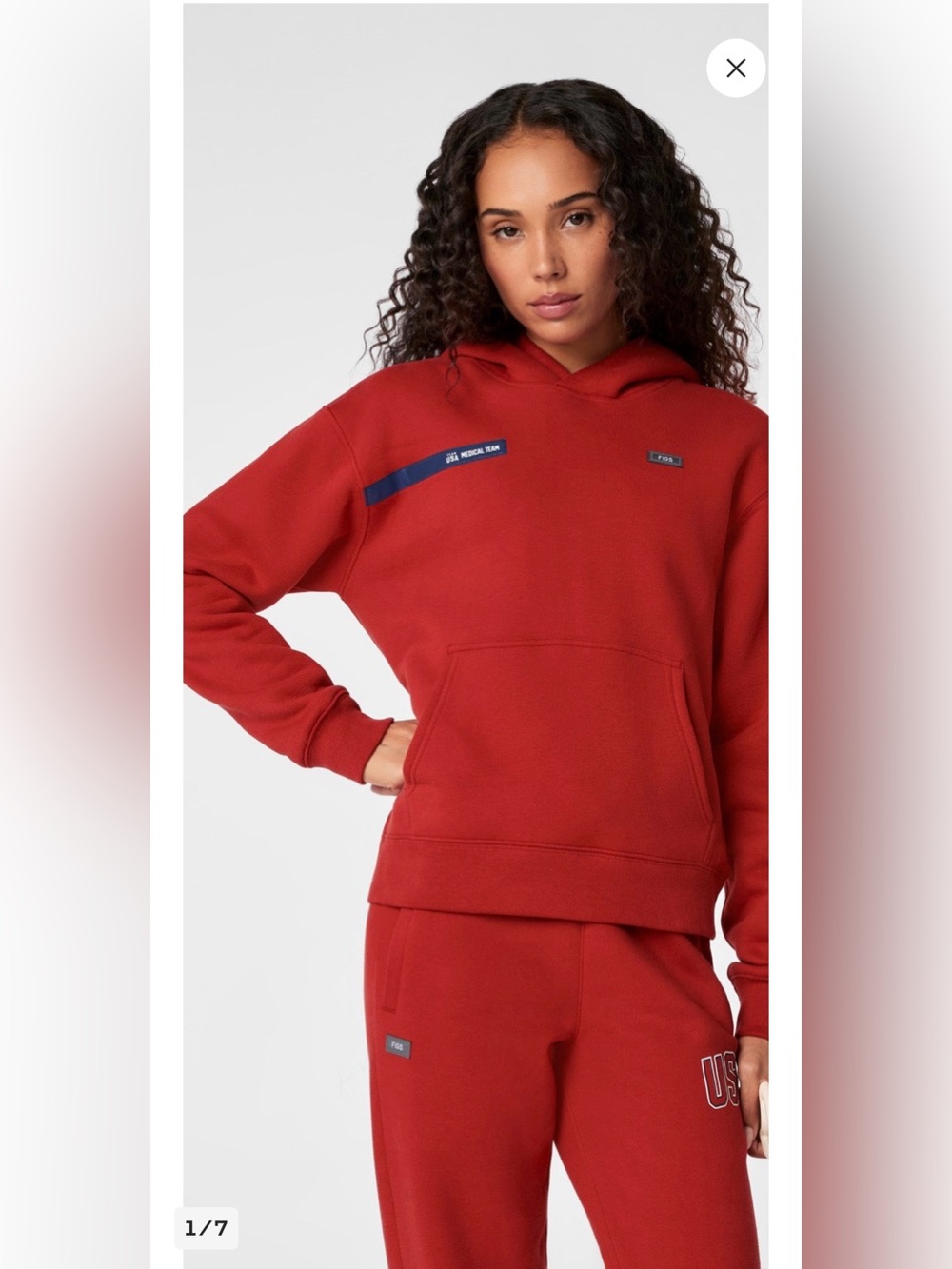 Figs x Team USA Hoodie Sweatshirt